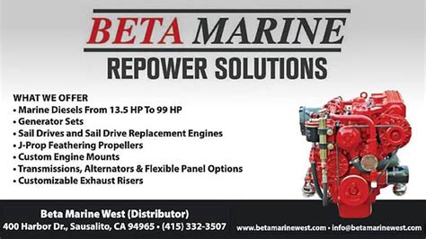 beta marine|Beta Marine Repower Center.